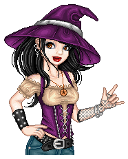 pixel doll witch