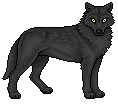 pixel wolf Darkness