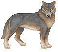 pixel wolf Fang